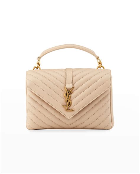 ysl college beige|YSL beige crossbody.